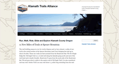 Desktop Screenshot of klamathtrails.org